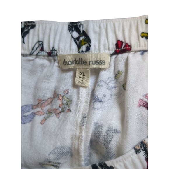Charlotte Russe Fleece Pants Women's Size XL Lounge Sleep PJ's - Picture 4 of 9